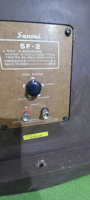 Boxe rare de podea Sansui Sf 2 omniradiale