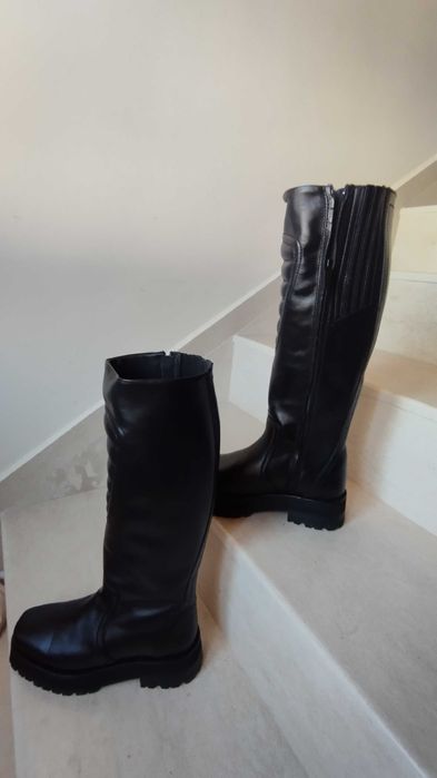 Ботуши естествена кожа 38 номер