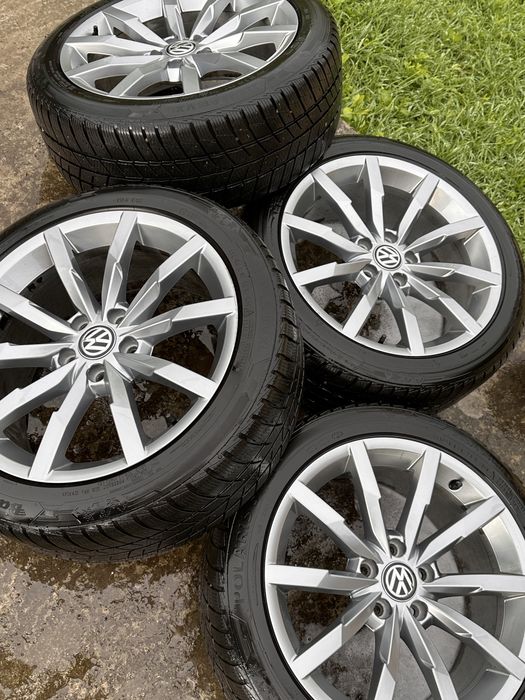 Jante aliaj originale VW 18” Monterey gri antracit Passat,Arteon,Tiguan,Golf etc.