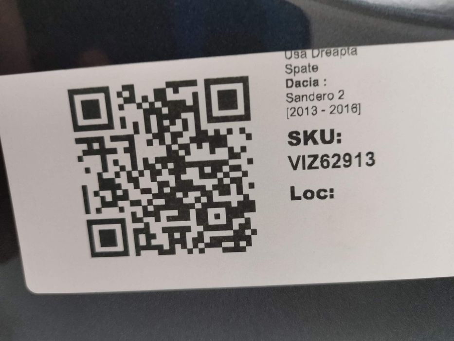 Дачия Сандеро / Dacia Sandero 2 [ - ] Оригинална повредена задна дясна