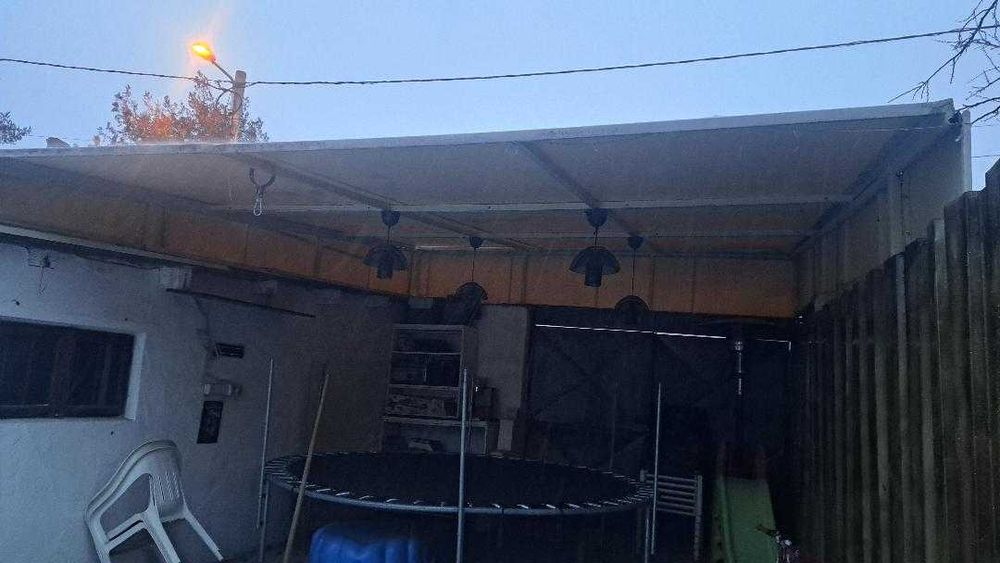 Terasa copertina poliplan 37 metri patrati din rectangulara de 6/4 cm