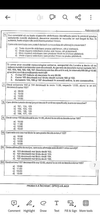 Materiale pregătire testare psihologica