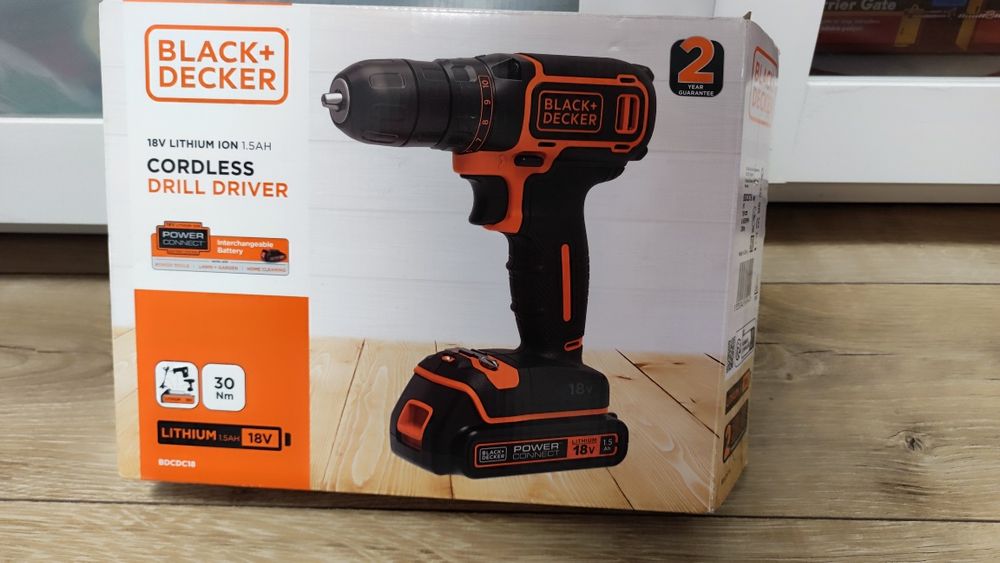 Vând Bormașină Black+Decker BDCDC18 18V Lithium-Ion
