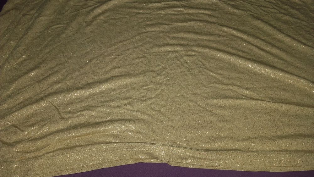 Top auriu elegant C&A, nr.XL, nou!