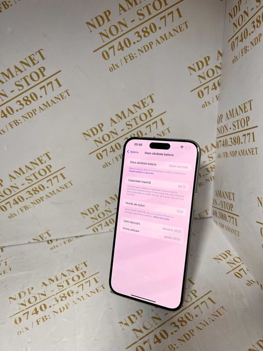 NDP Amanet Calea Mosilor 298 IPHONE 15 PRO MAX  (51628)