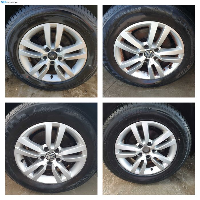 Set 4 Jante Janta Roata Roti Aliaj 215 65 16 R16 Skoda Octavia 2 2004 - 2013 [Q0180]