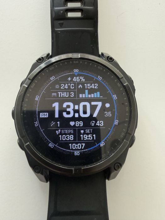 Ceas Garmin Fenix 8 Solar Saphirre 47