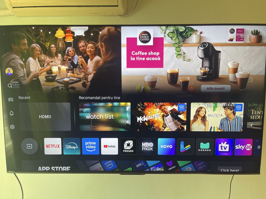 Vand Tv Hisense Miniled 139 cm