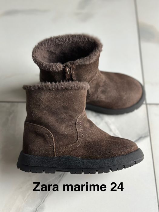 Ghete copii din piele Zara