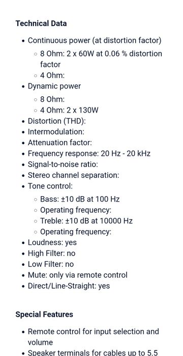 Amplificator Onkyo A8051,sunet cald ,stare f. buna