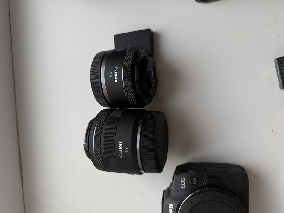 Canon r8 rf 35 mm rf 50 mm