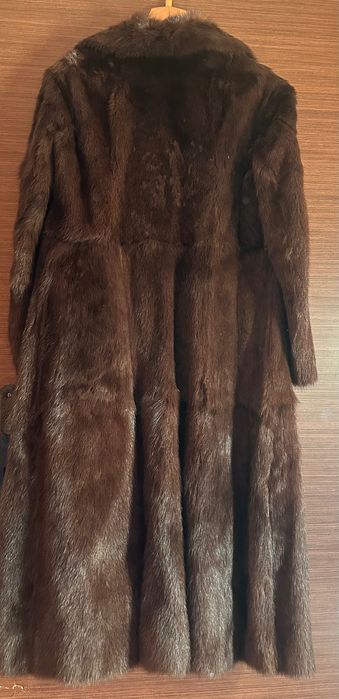 Класическо палто от естествена норка (визон) - отлично състояние
