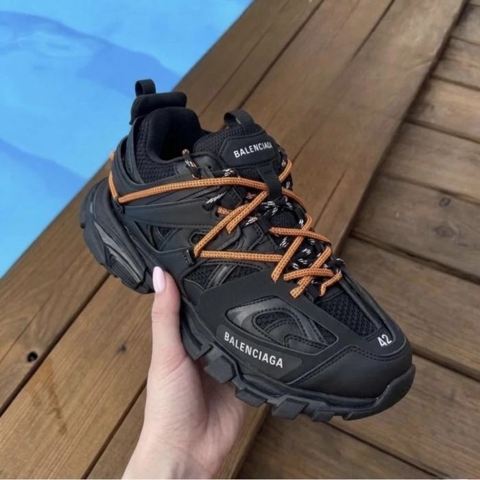 Balenciaga Track – Black & Orange
