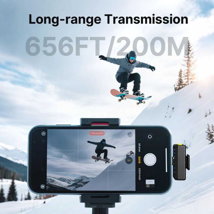 Безжичен микрофон FULAIM X6S 2 Mic комплект