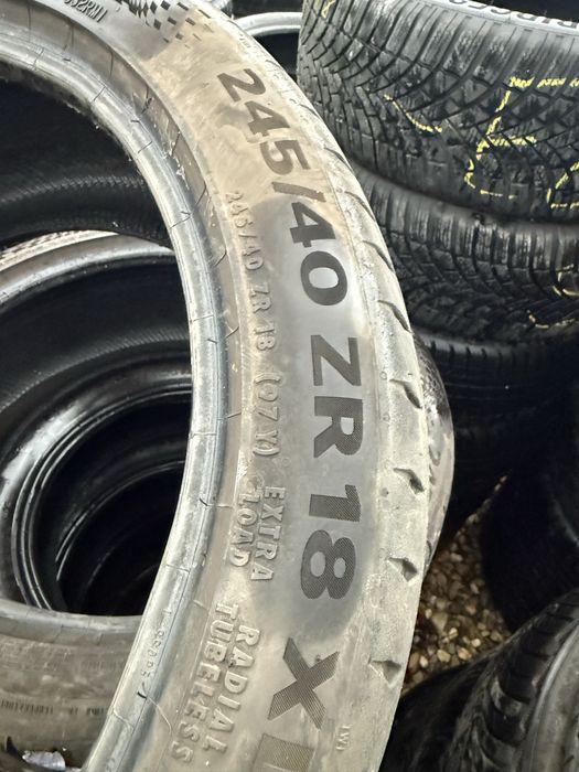 245/40/18” 2 buc  CONTINENTAL SportContact 7. dot 2023.vară.Impecabile
