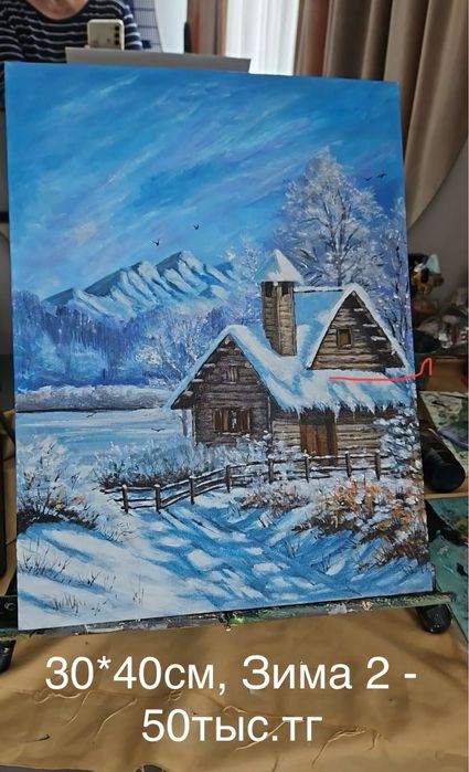 Картины, акрил, текстура