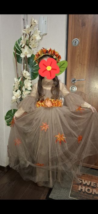 Rochie Zână Toamnei 6-8 ani