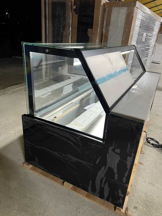 Vitrină frigorifică 200 cm inox