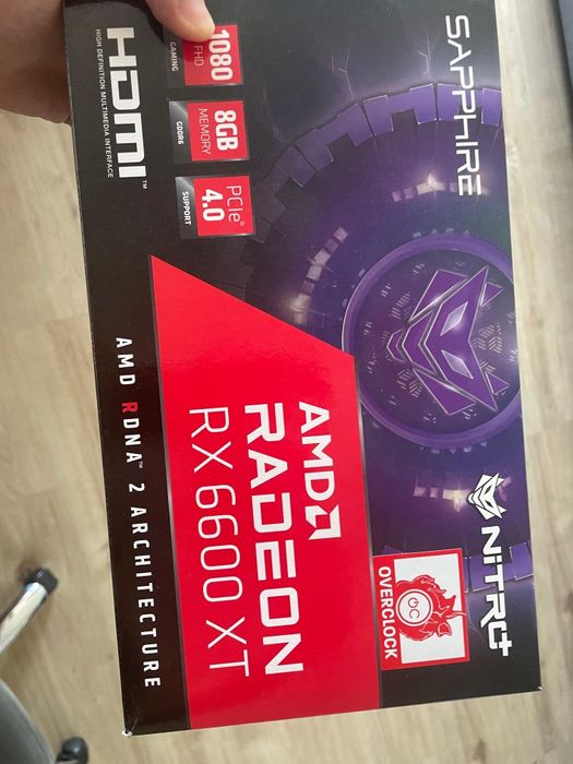 Placa video Sapphire Nitro+ AMD Radeon RX 6600 XT, 8GB GDDR6