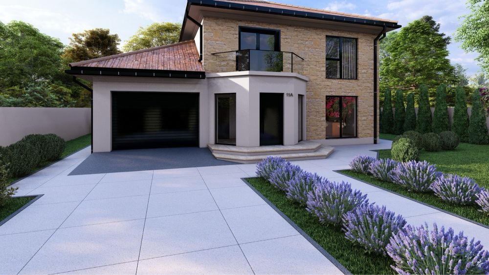 Realizez proiecte complete de locuințe, anexe, hale metalice