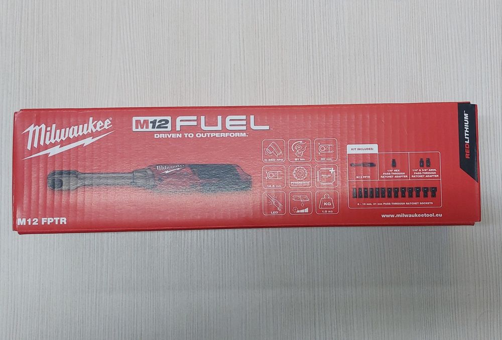 Milwaukee m12 FPTR cheie clichet cu set chei tubulare si adaptori