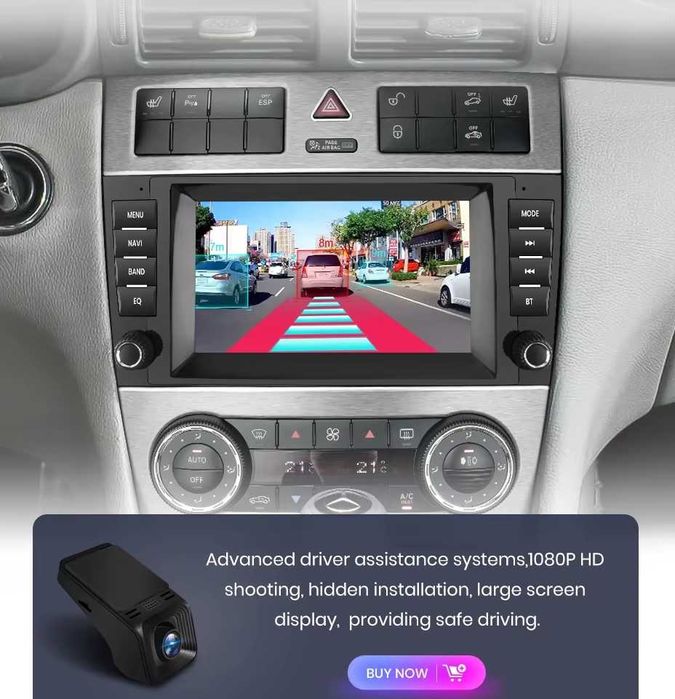 Мултимедия за Mercedes C Class W203 W209 Android C220 CLK Навигация