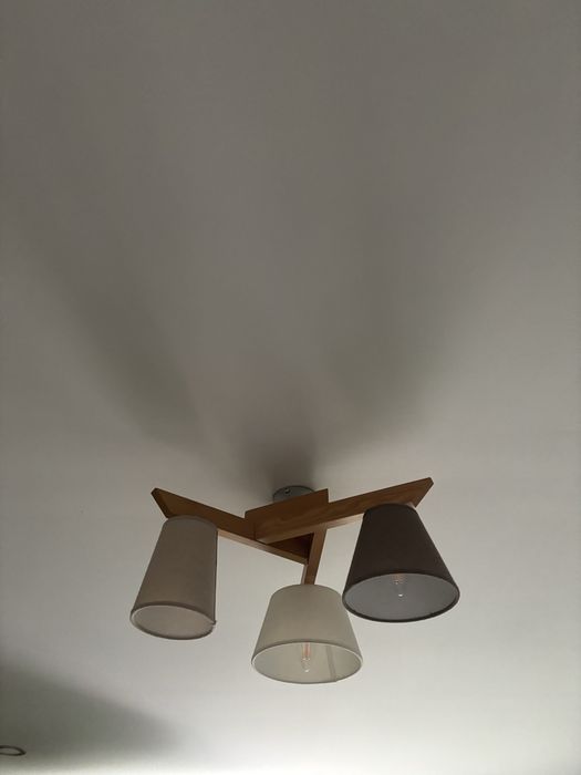 Lustră aplicată BRILAGI ANTHONY 3xE14/40W/230V stejar