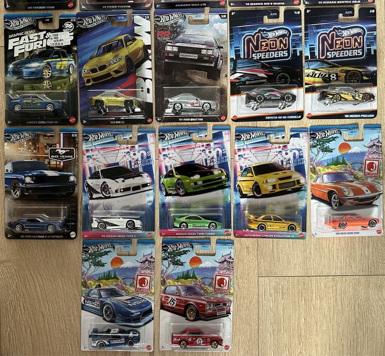 Hot Wheels Treasure Hunt RLC Ferrari Porsche BMW Mercedes Audu Tesla GTR Supra Chase fast and furious DeLorean Evolution s600