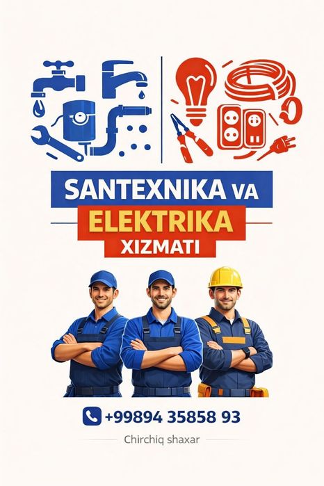 santexnika va elektrika.