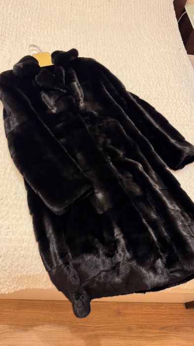 #123 Палто от норка.Blackglama.Italy.. Естествена кожа с косъм.