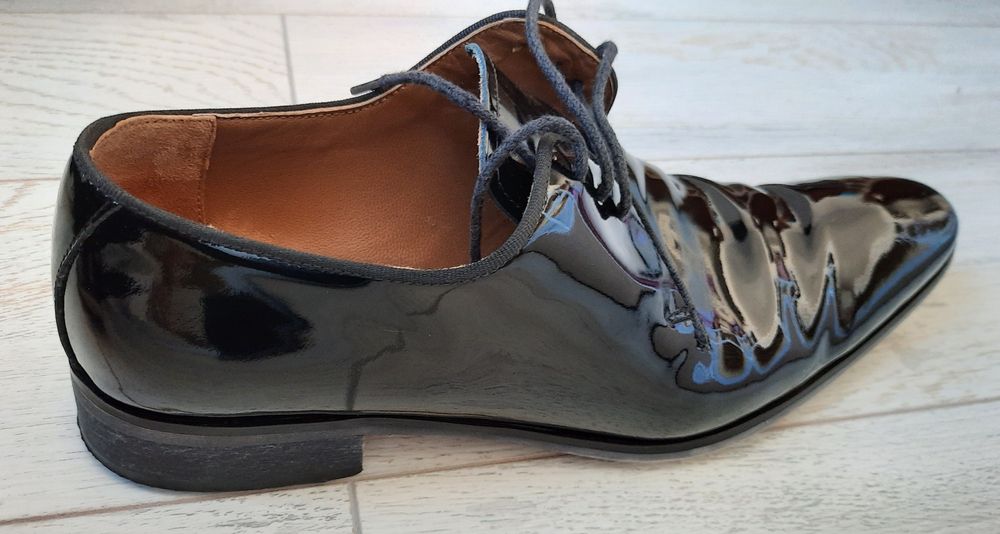 Pantofi lac/lacuiti mire/ginere/nas/nunta/botez/eveniment Il Passo mar