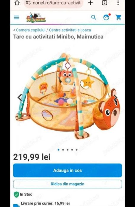 Țarc de activități Minibo, Ursuleț, de la Noriel