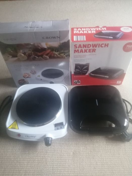Електрически котлон +тостер. Нови.