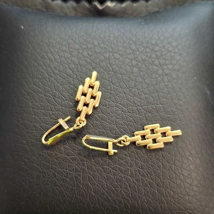 ( B31358.1 / Ag28 Doi Baieti ) Cercei Aur 14K - 1.94 grame / 873 lei