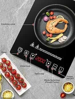 Индукционен котлкон AMZCHEF CB16-BK, 2000W