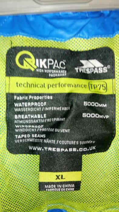 Tresspas Jacheta impermeabila