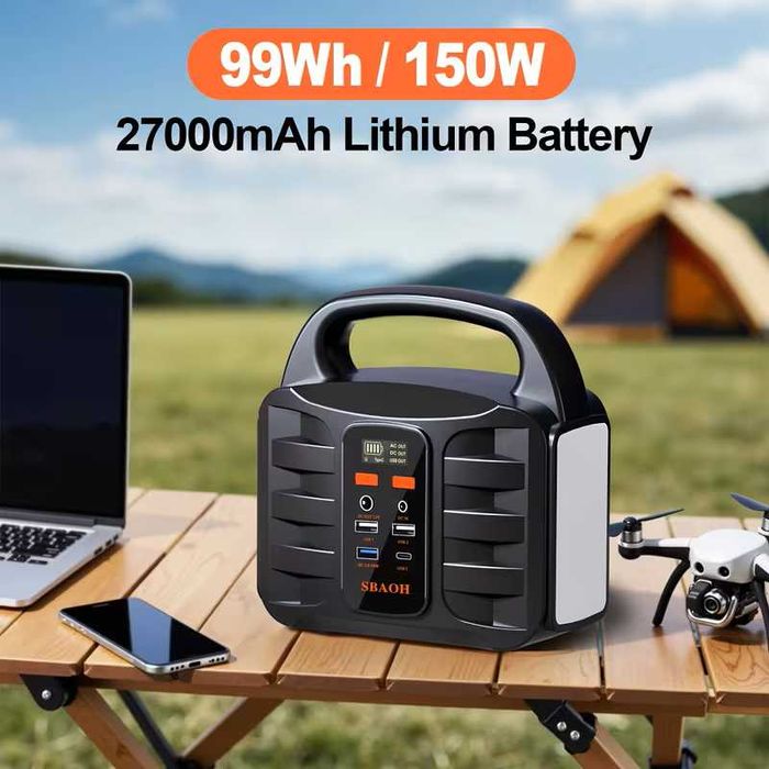 Baterie acumulator generator statie portabila priza AC 220v CAMPING