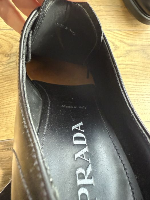 Pantofi Prada eleganti de barbati piele naturala marime 40.5