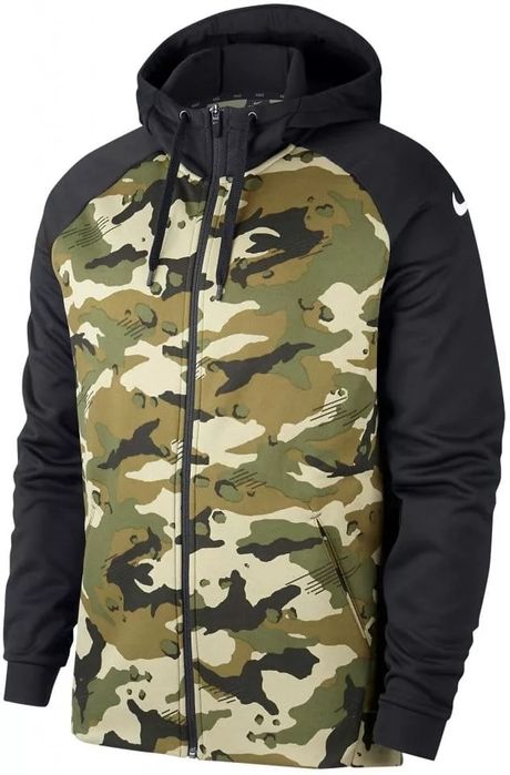Nike DRI-FIT Therma Camouflage Hoodie оригинално горнище S Найк суичър