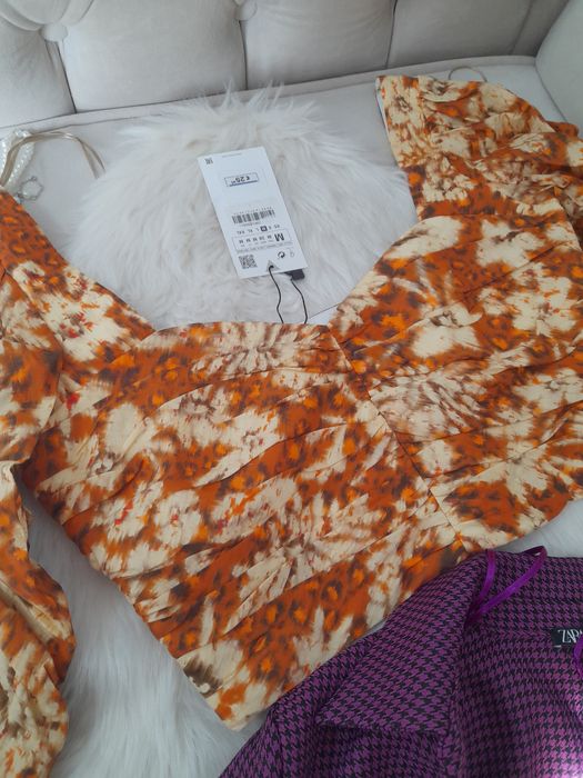 Set de 2 topuri scurte Zara mărimea M