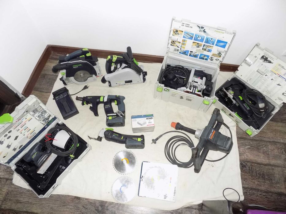Festool HKC 55 EB , TS 55 EBQ , OF 1000 EB , OSC 18 , Protool MXP 1000 E EF