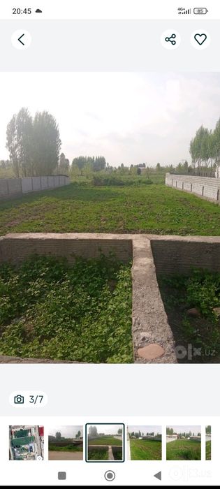 Участок сотилади 8 сотк