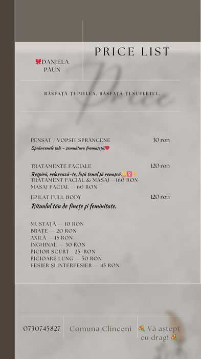 Tratamente faciale ,pensat și epilat cu ceara!