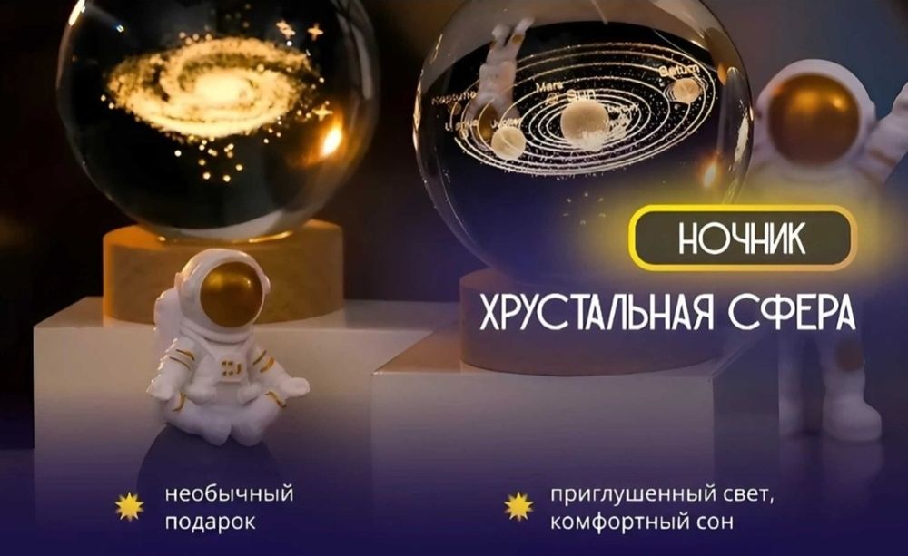 Ночник светильник шар