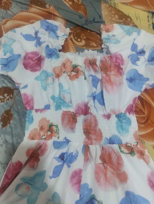 Платье и юбка цветочные