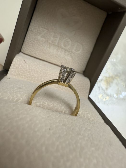 Бриллантовое кольцо 585 пробы