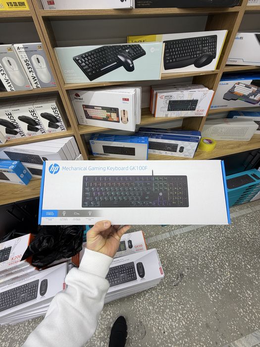 HP GK100F mechanical keyboard