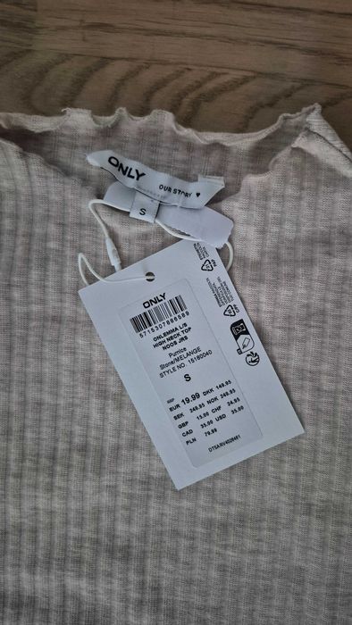Bluza Only -măr.S, nouă,  cu etichetă- 25ron