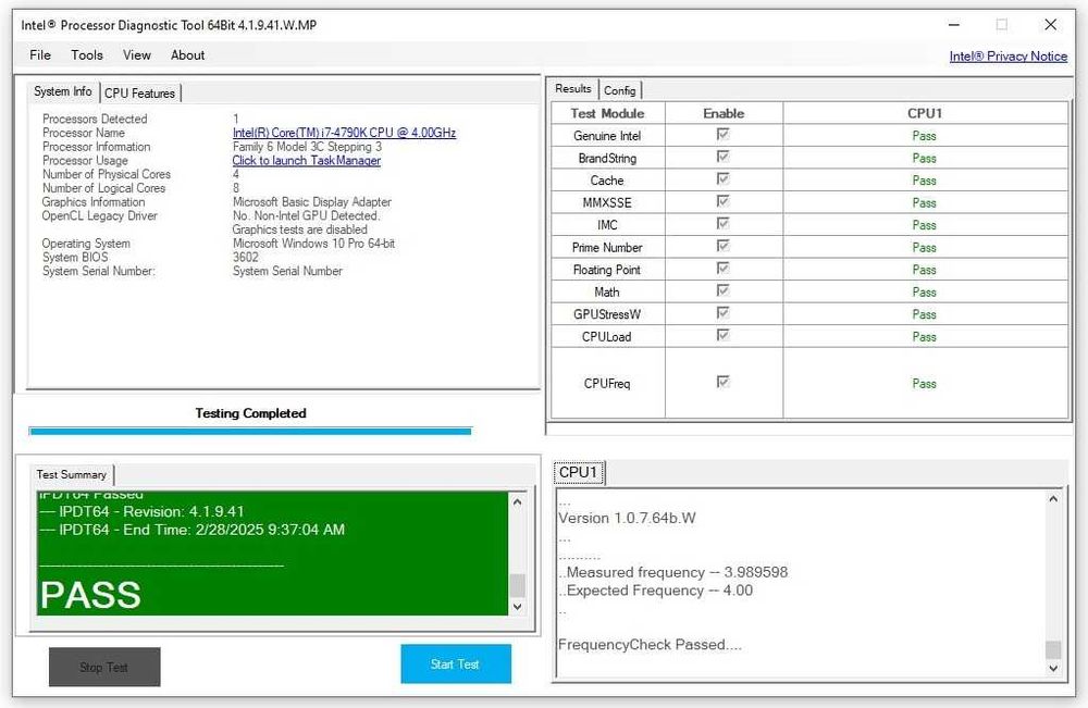 Процесор CPU Intel Core i7 4790K сокет LGA 1150 Devil's Canyon