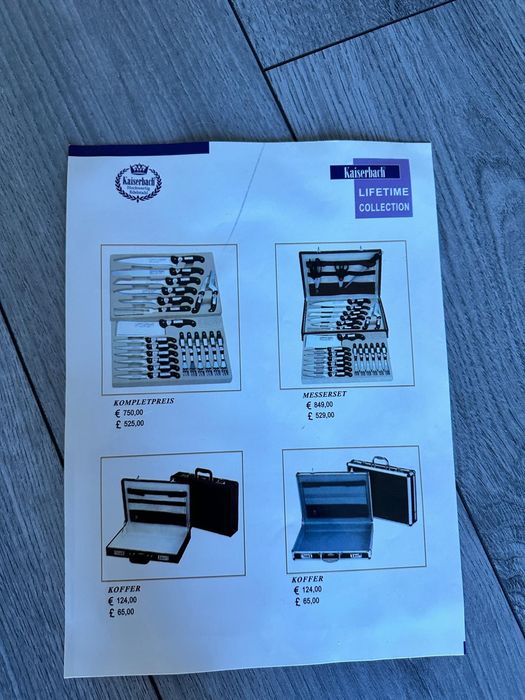 Комплект  ножове